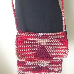 Crocheted purse